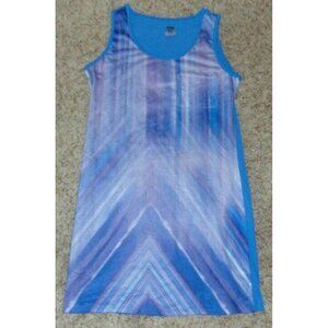 Route 66 Nightgown Womens M Purple Blue Sleeveless Pajamas Tie Dye